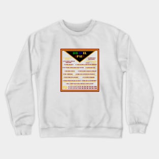 FRASES ESENCIALES PARA VIAJAR A BRASIL. SAMER BRASIL Crewneck Sweatshirt